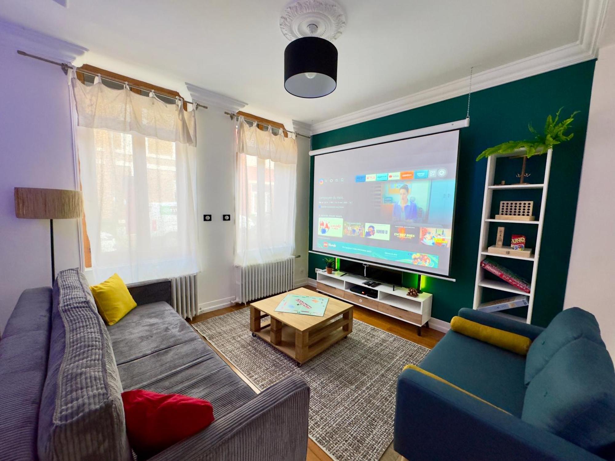 Maison 3Ch - Cinema - Game Room - Parking - Gare 아미앵 외부 사진