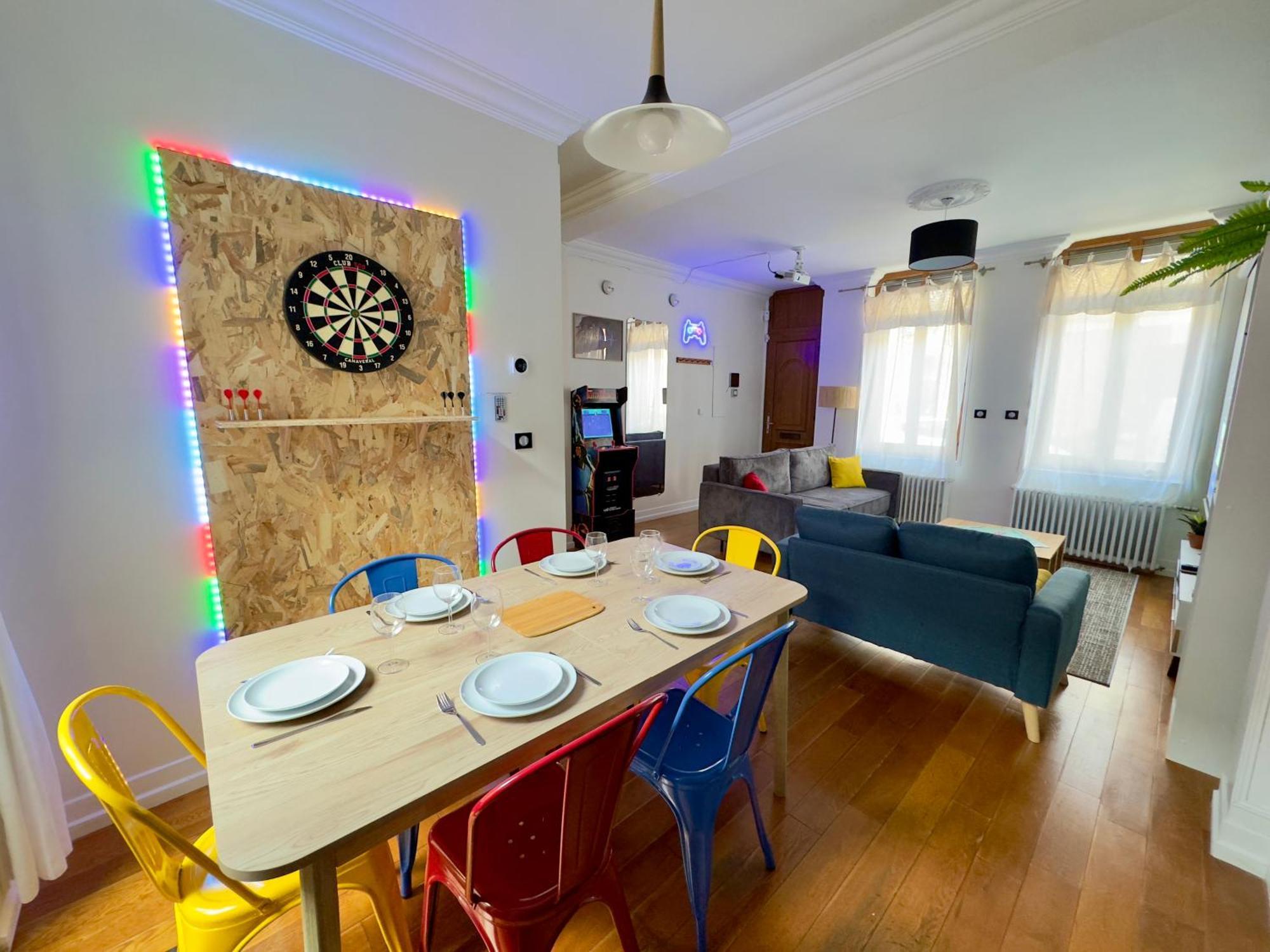 Maison 3Ch - Cinema - Game Room - Parking - Gare 아미앵 외부 사진