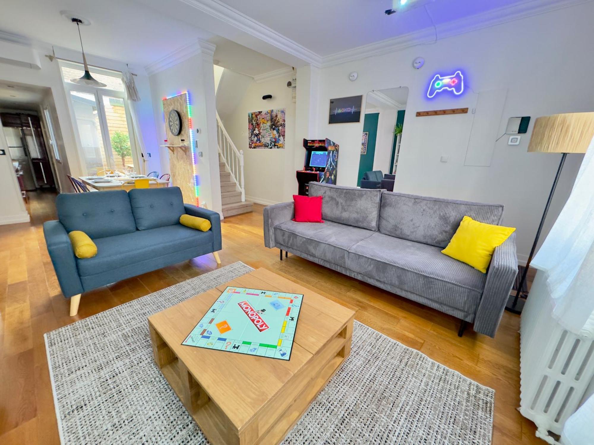 Maison 3Ch - Cinema - Game Room - Parking - Gare 아미앵 외부 사진